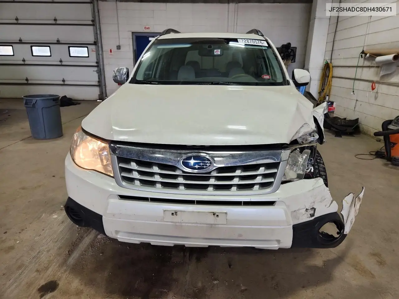 2013 SUBARU FORESTER VIN JF2SHADC8DH430671 — фото 5