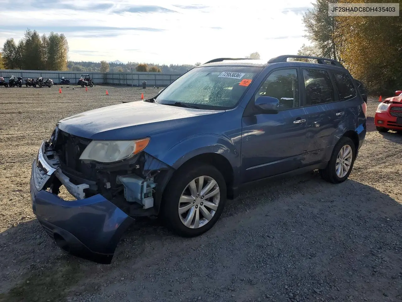 SUBARU FORESTER 2013, VIN JF2SHADC8DH435403