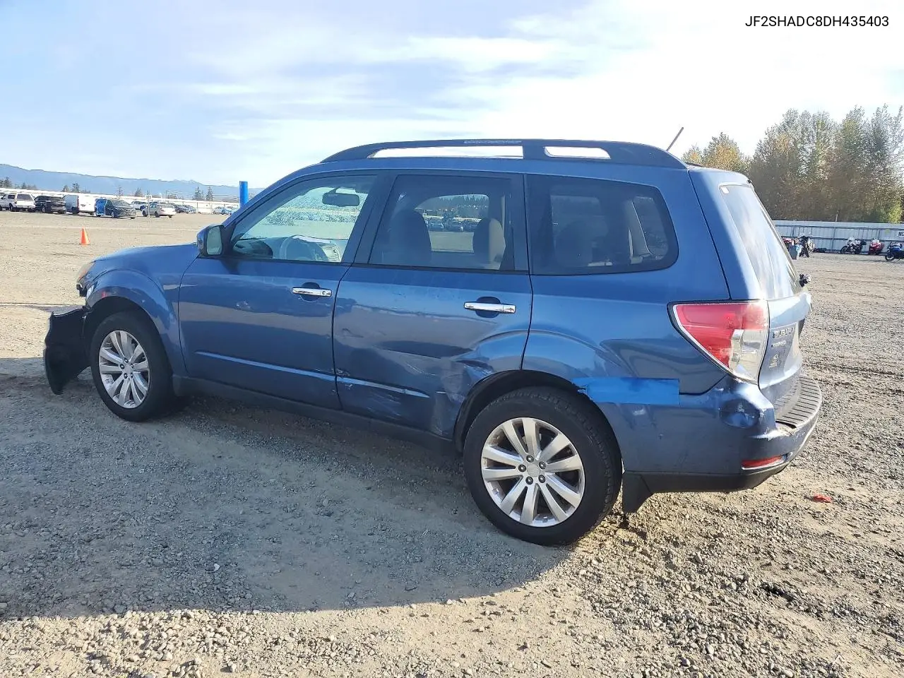 2013 SUBARU FORESTER VIN JF2SHADC8DH435403 — фото 2