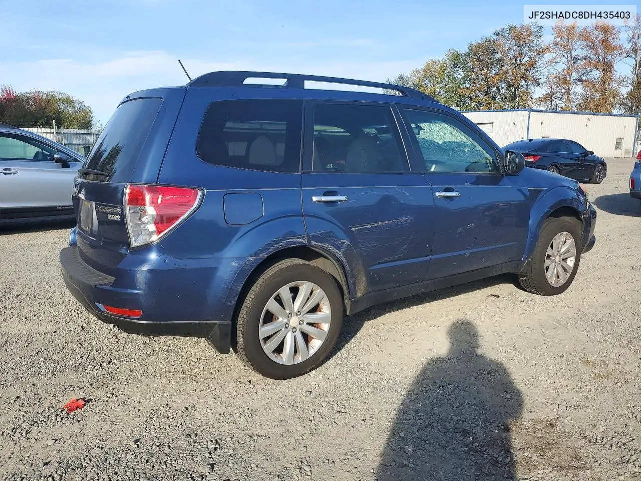 2013 SUBARU FORESTER VIN JF2SHADC8DH435403 — фото 3