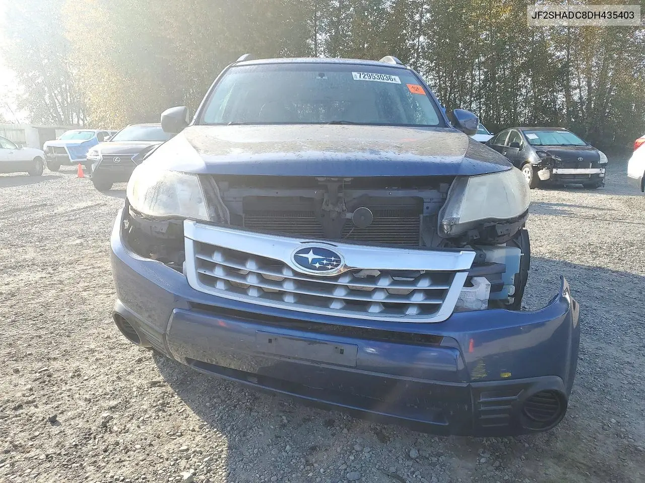 2013 SUBARU FORESTER VIN JF2SHADC8DH435403 — фото 5