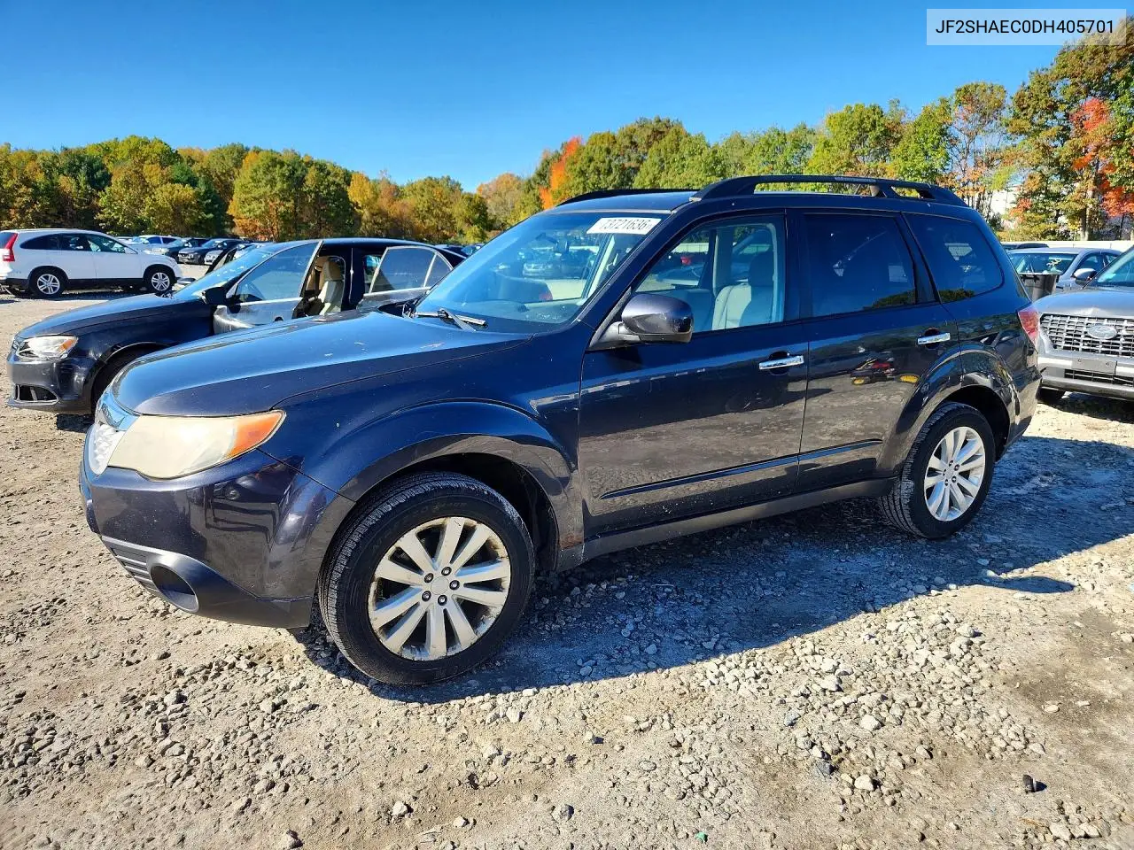 SUBARU FORESTER 2013, VIN JF2SHAEC0DH405701