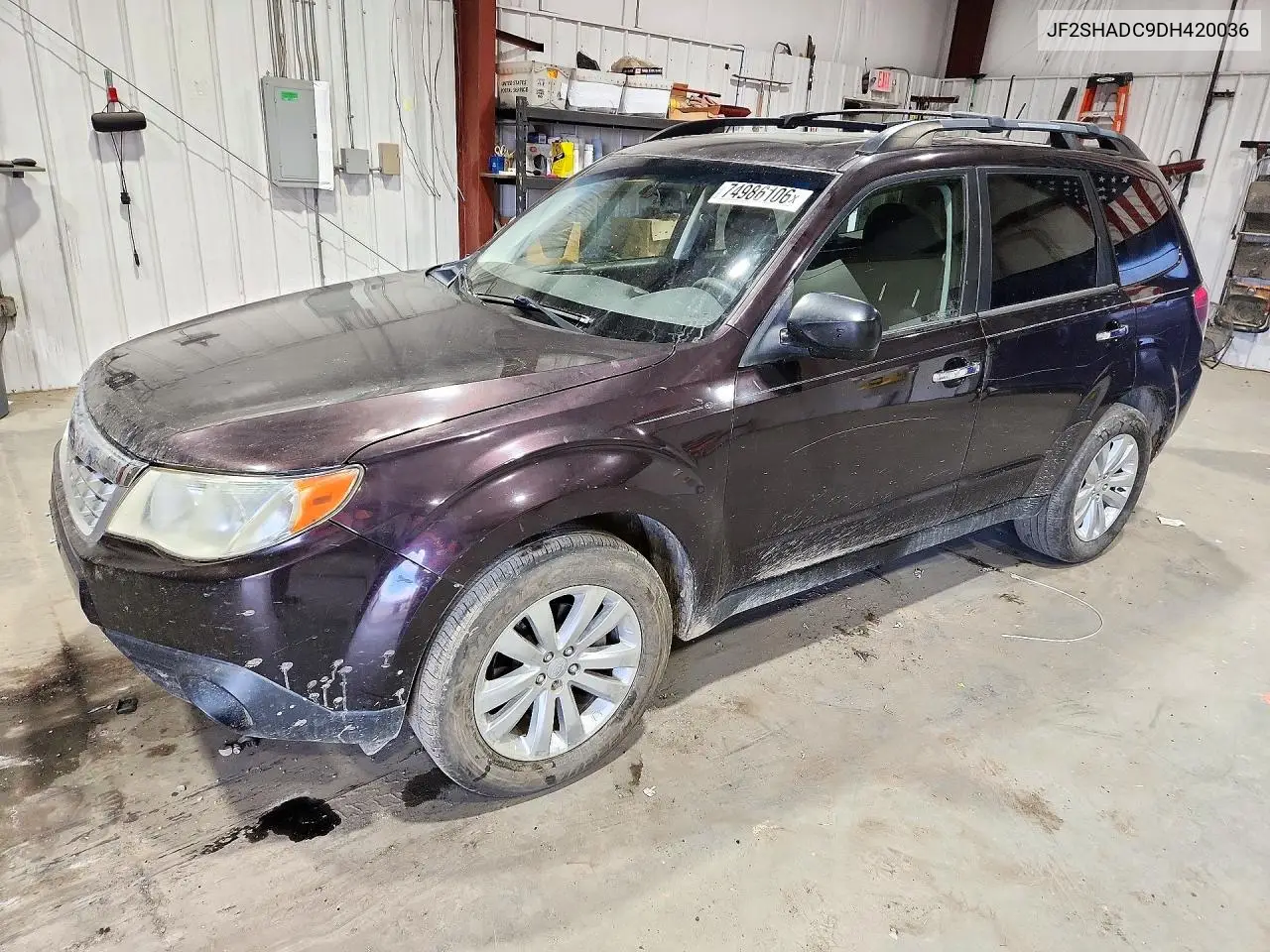 SUBARU FORESTER 2013, VIN JF2SHADC9DH420036