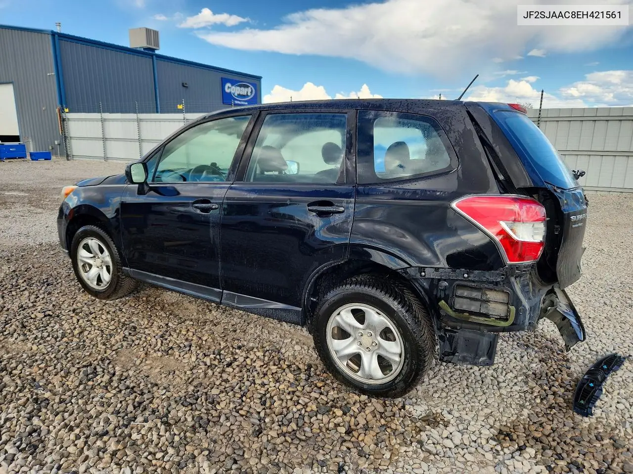 2014 SUBARU FORESTER VIN JF2SJAAC8EH421561 — фото 2