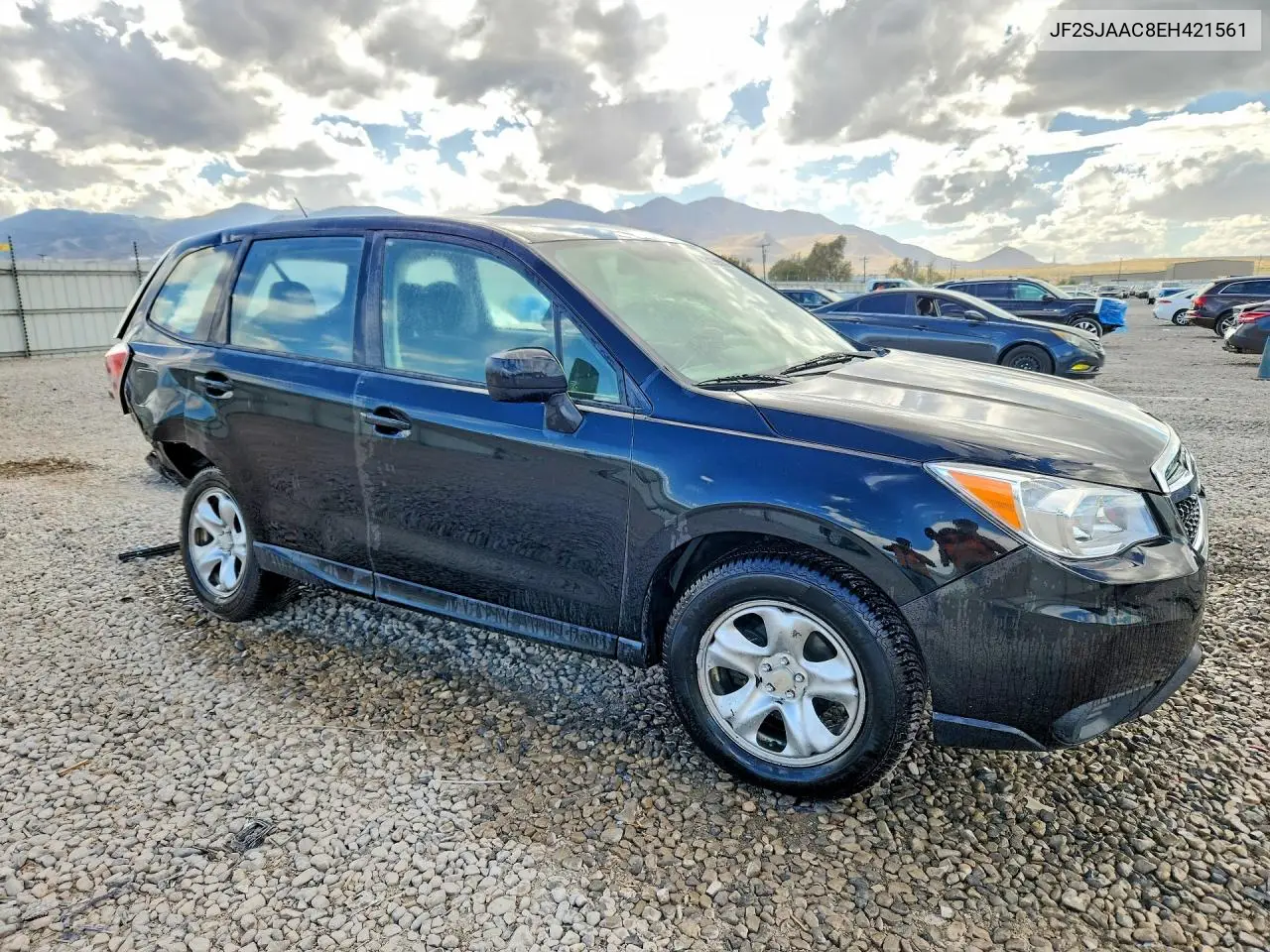 2014 SUBARU FORESTER VIN JF2SJAAC8EH421561 — фото 4