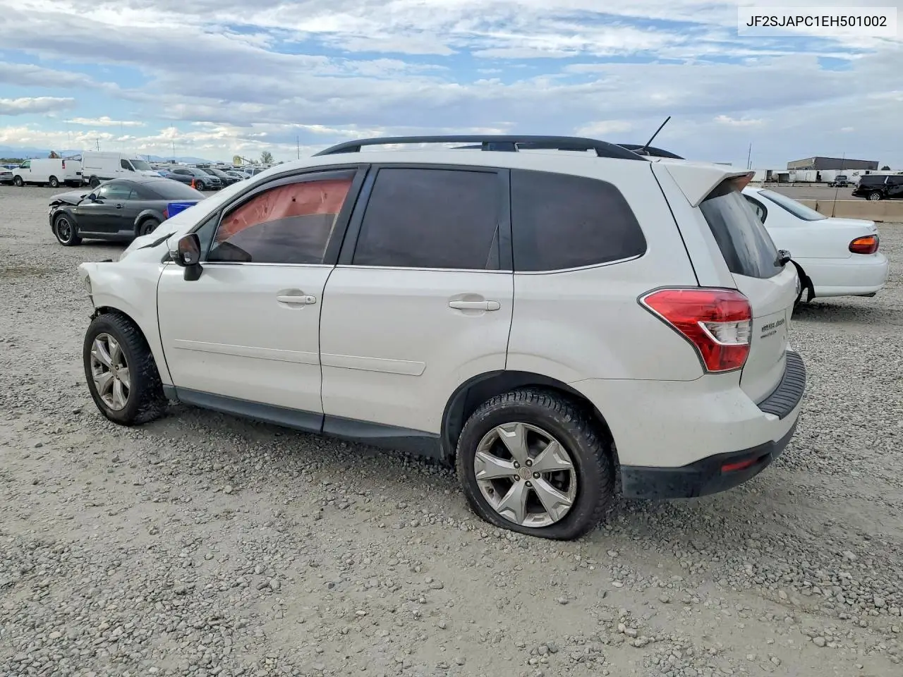 2014 SUBARU FORESTER VIN JF2SJAPC1EH501002 — фото 2