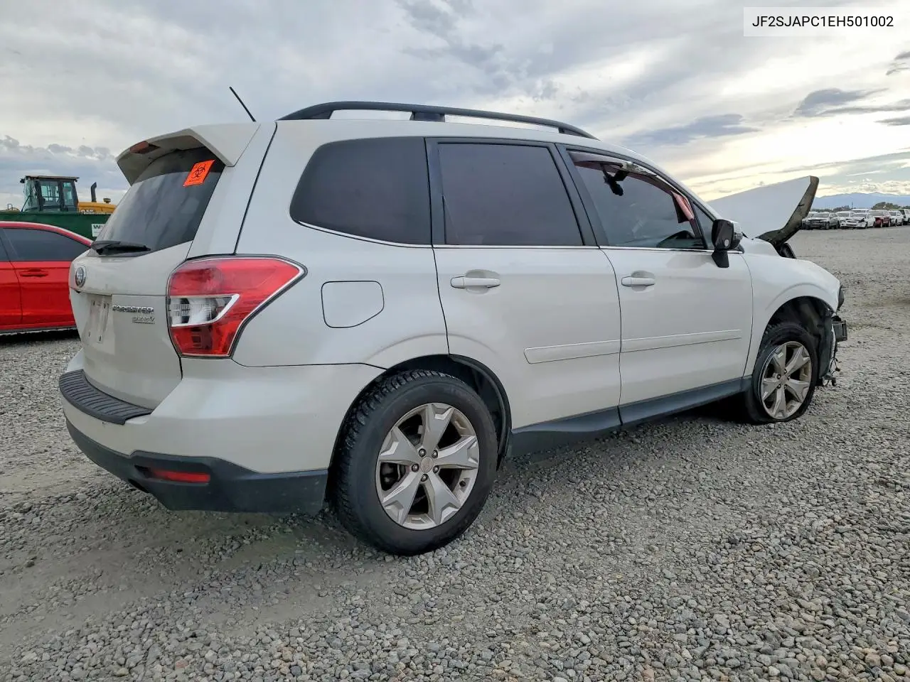 2014 SUBARU FORESTER VIN JF2SJAPC1EH501002 — фото 3