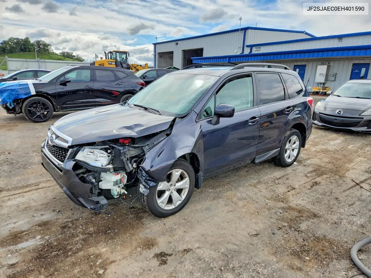 SUBARU FORESTER 2014, VIN JF2SJAEC0EH401590