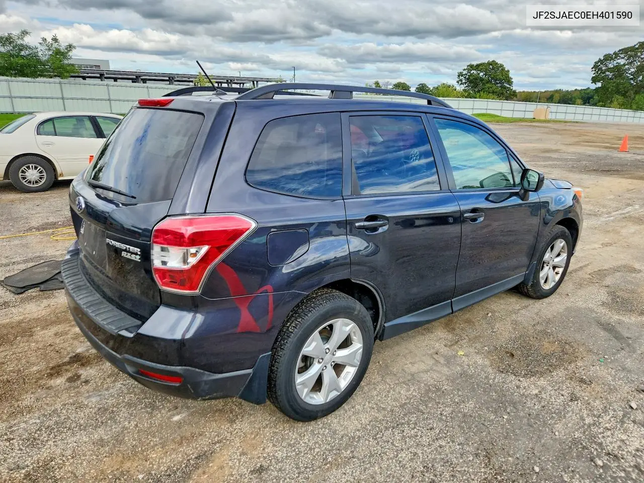 2014 SUBARU FORESTER VIN JF2SJAEC0EH401590 — фото 3