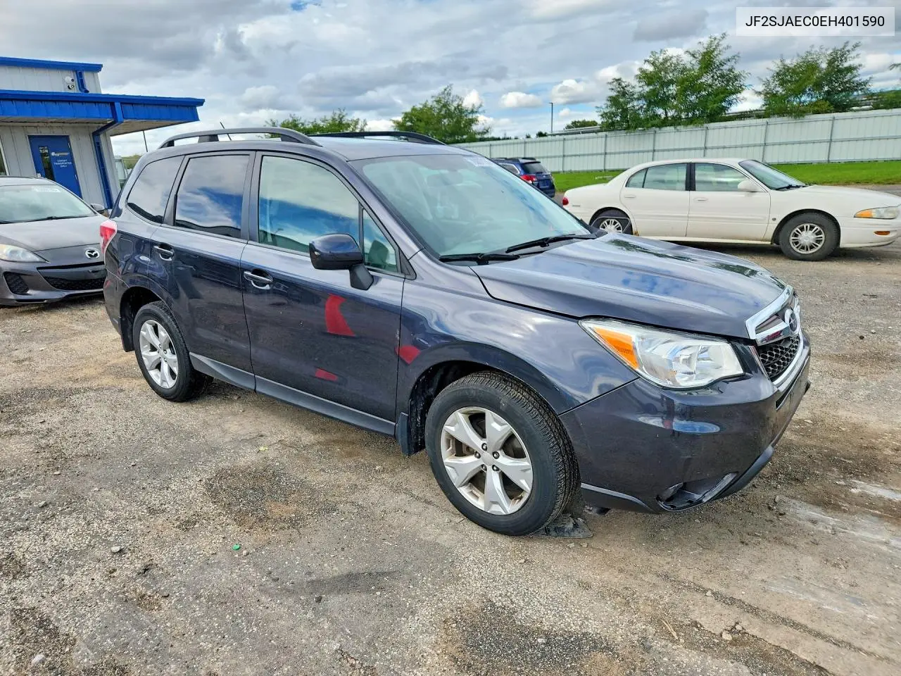 2014 SUBARU FORESTER VIN JF2SJAEC0EH401590 — фото 4
