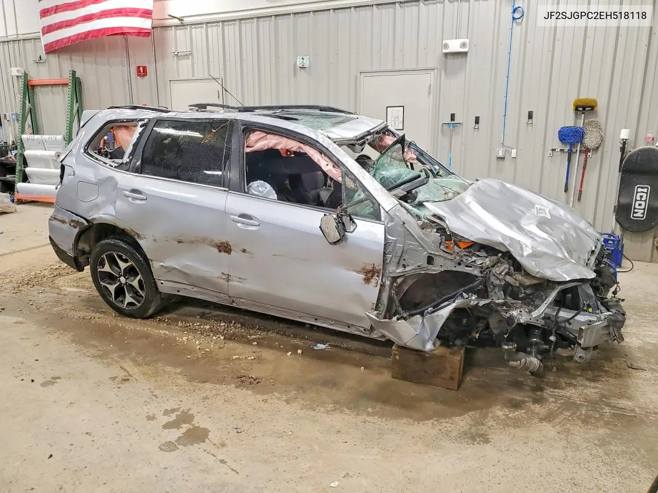 2014 SUBARU FORESTER VIN JF2SJGPC2EH518118 — фото 4