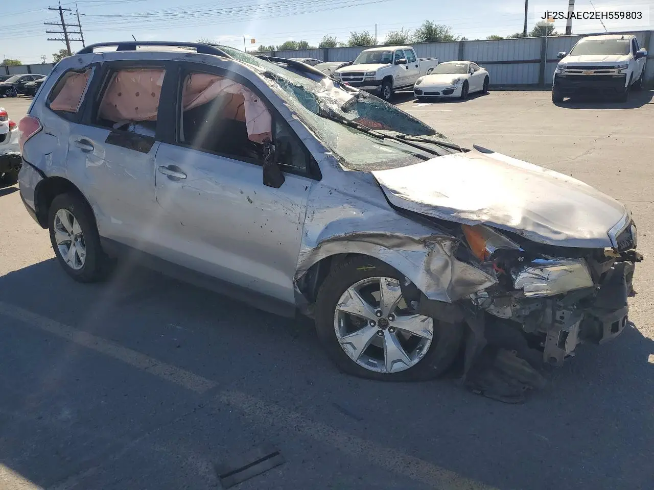 2014 SUBARU FORESTER VIN JF2SJAEC2EH559803 — фото 4