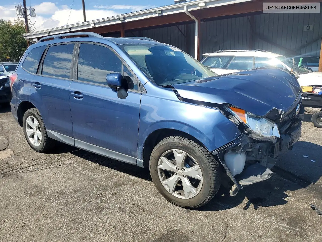 2014 SUBARU FORESTER VIN JF2SJAEC0EH468058 — фото 4