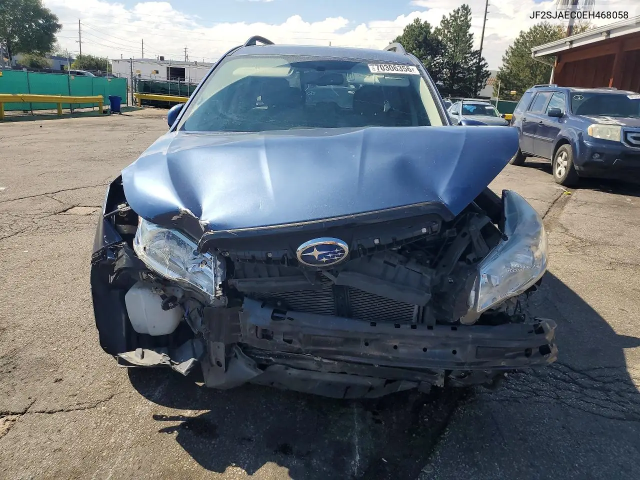 2014 SUBARU FORESTER VIN JF2SJAEC0EH468058 — фото 5