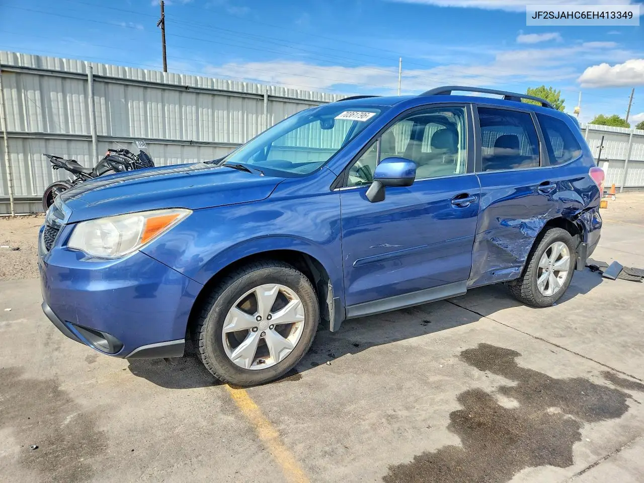 SUBARU FORESTER 2014, VIN JF2SJAHC6EH413349