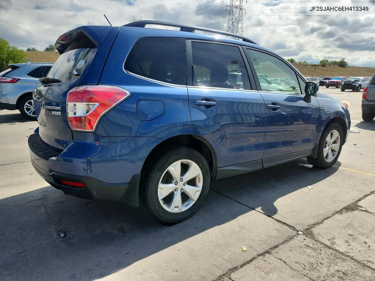 2014 SUBARU FORESTER VIN JF2SJAHC6EH413349 — фото 3