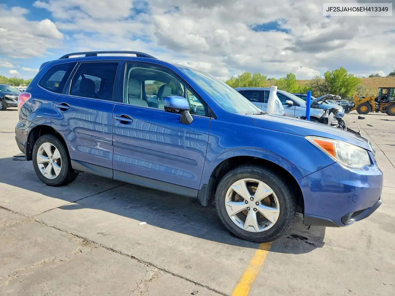 2014 SUBARU FORESTER VIN JF2SJAHC6EH413349 — фото 4