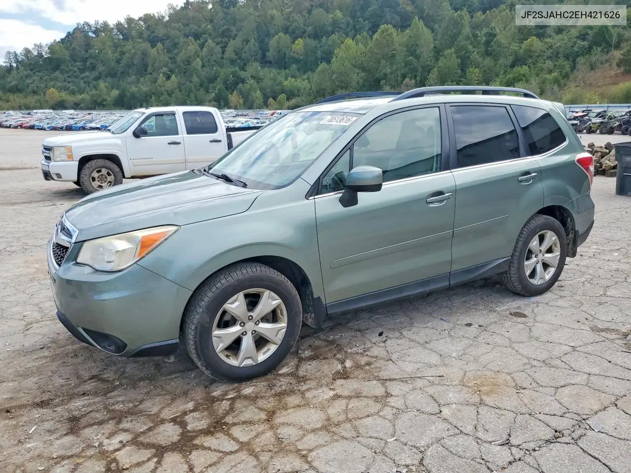 SUBARU FORESTER 2014, VIN JF2SJAHC2EH421626