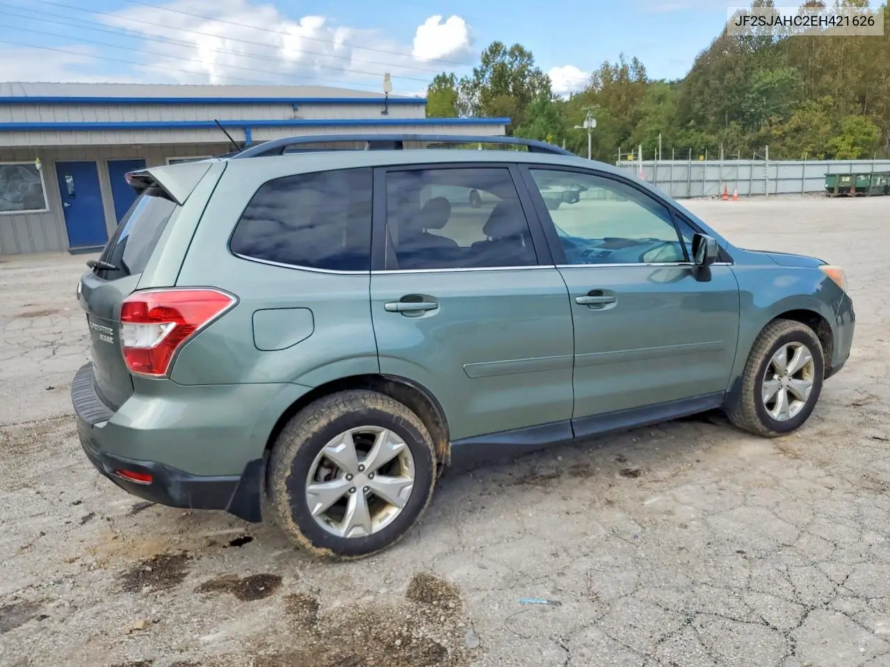 2014 SUBARU FORESTER VIN JF2SJAHC2EH421626 — фото 3