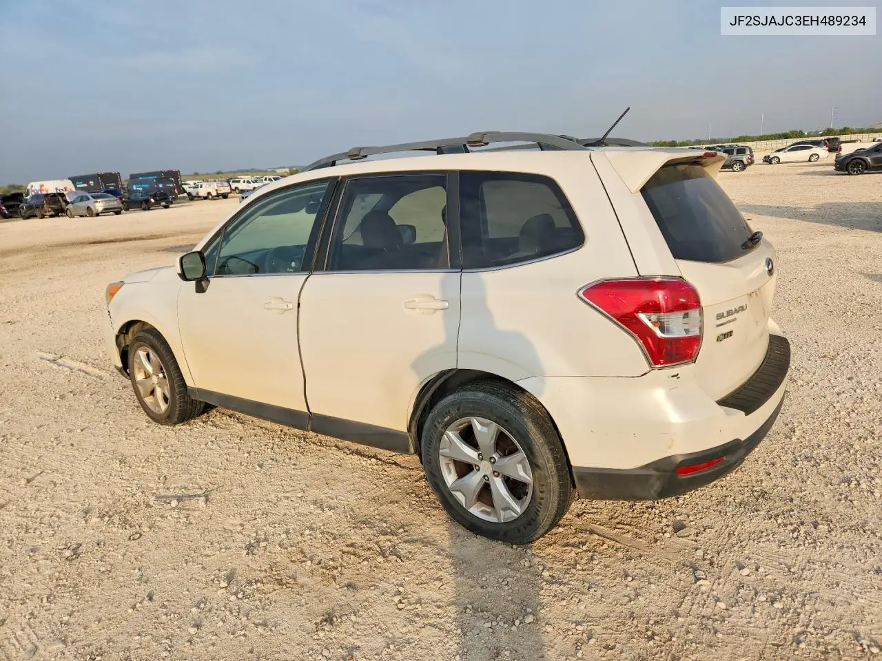2014 SUBARU FORESTER VIN JF2SJAJC3EH489234 — фото 2