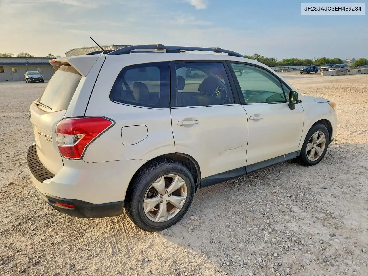 2014 SUBARU FORESTER VIN JF2SJAJC3EH489234 — фото 3