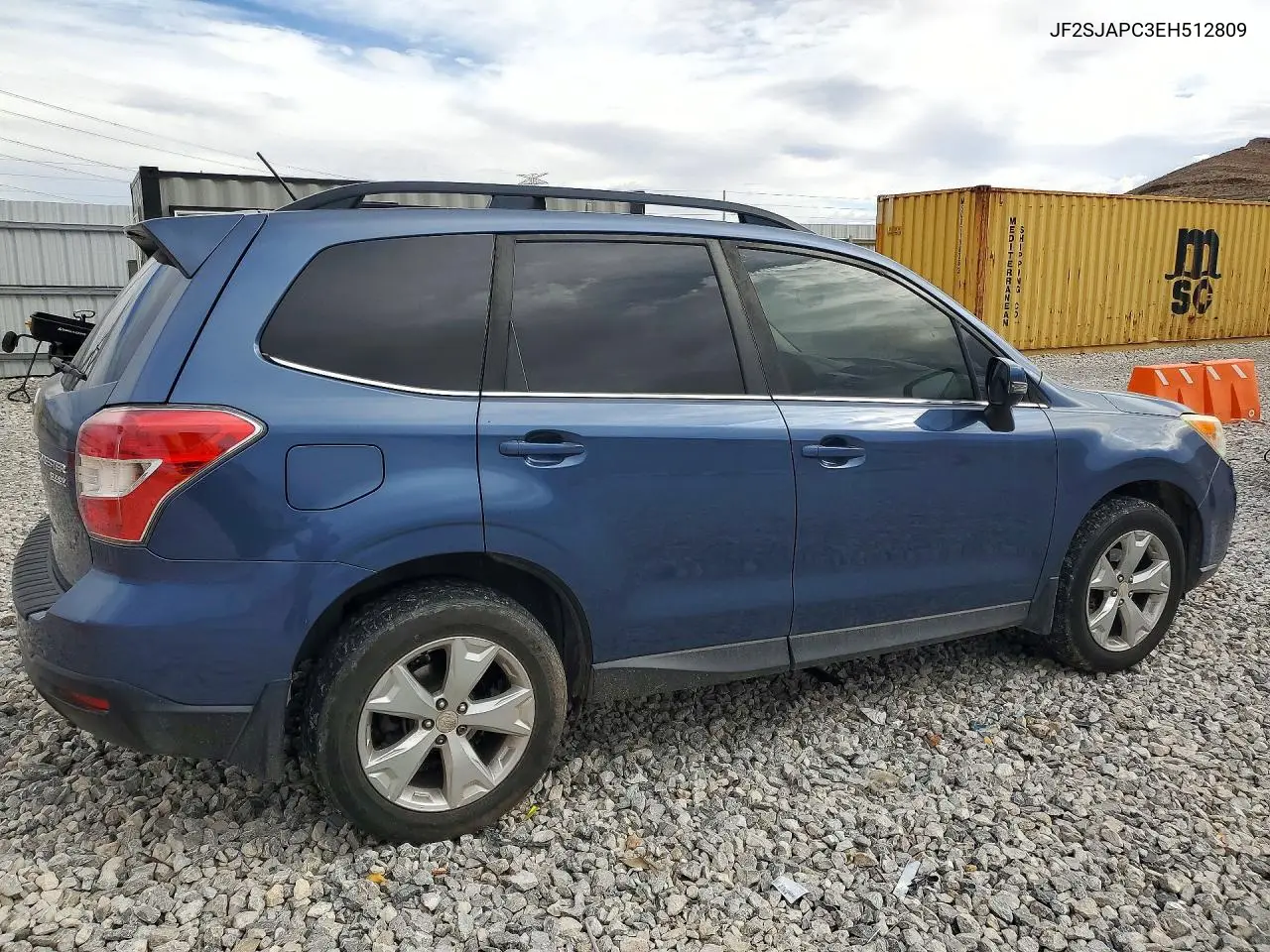 2014 SUBARU FORESTER VIN JF2SJAPC3EH512809 — фото 3