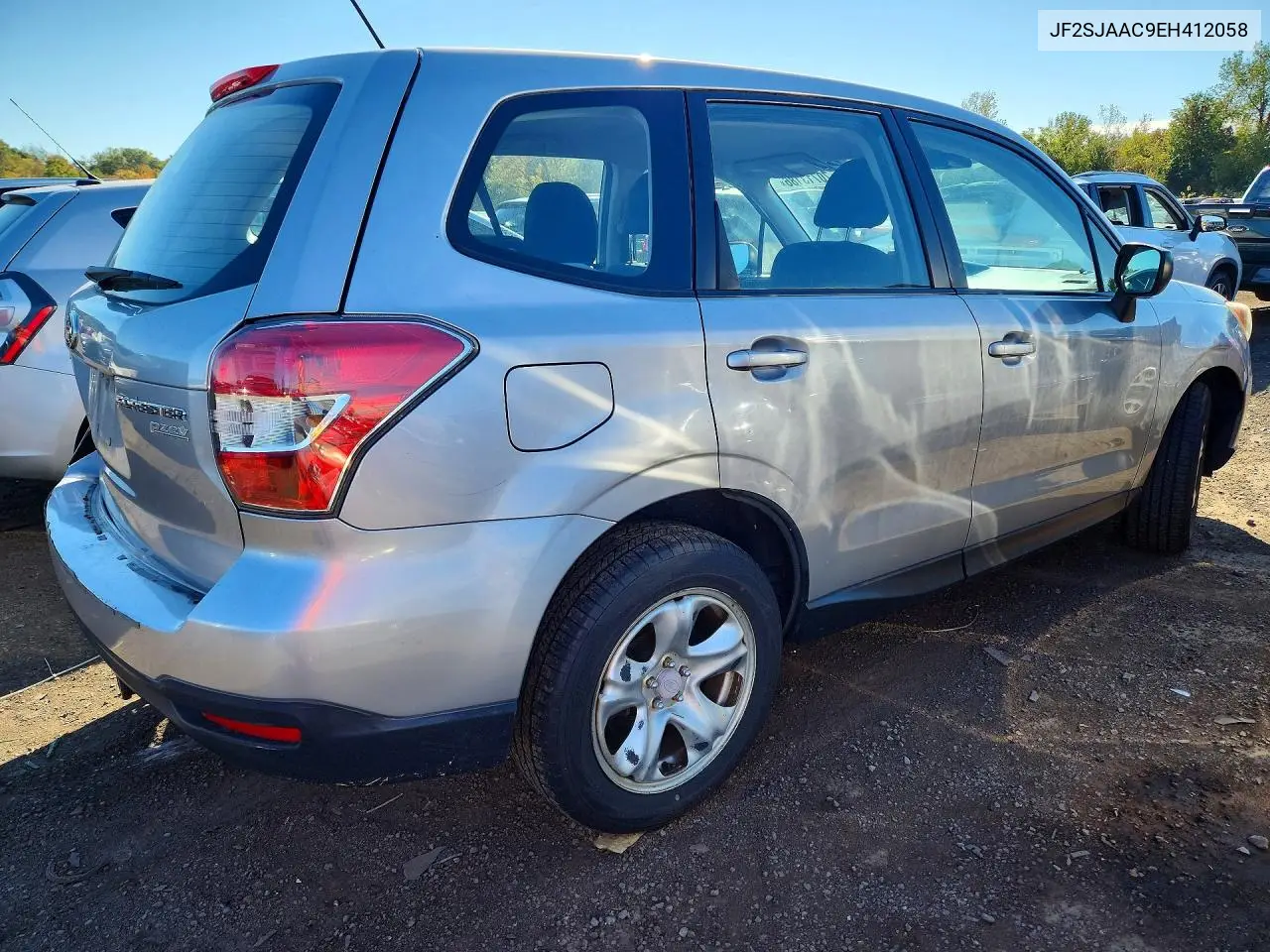 2014 SUBARU FORESTER VIN JF2SJAAC9EH412058 — фото 3