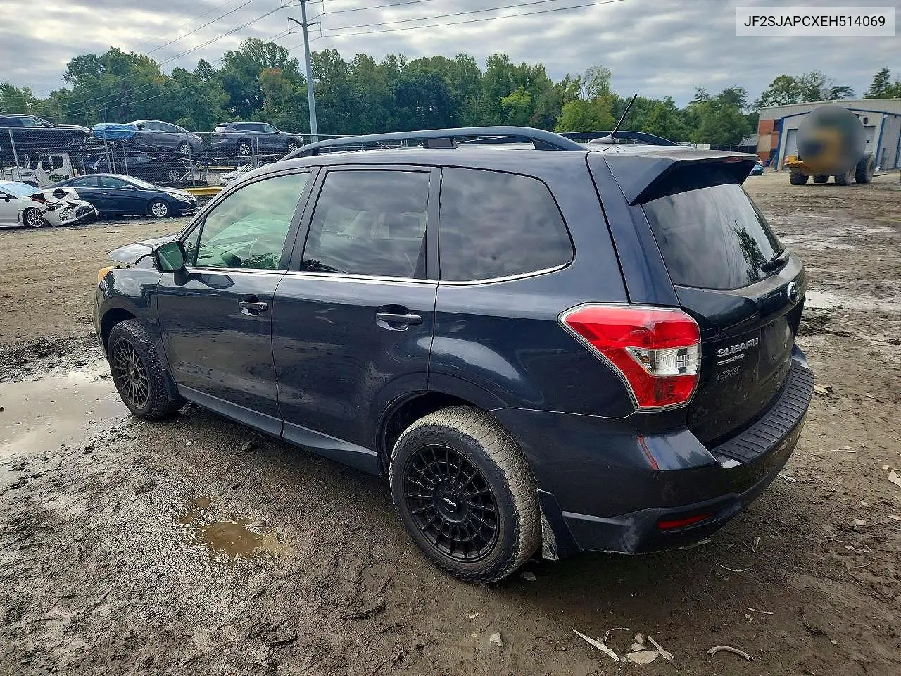 2014 SUBARU FORESTER VIN JF2SJAPCXEH514069 — фото 2