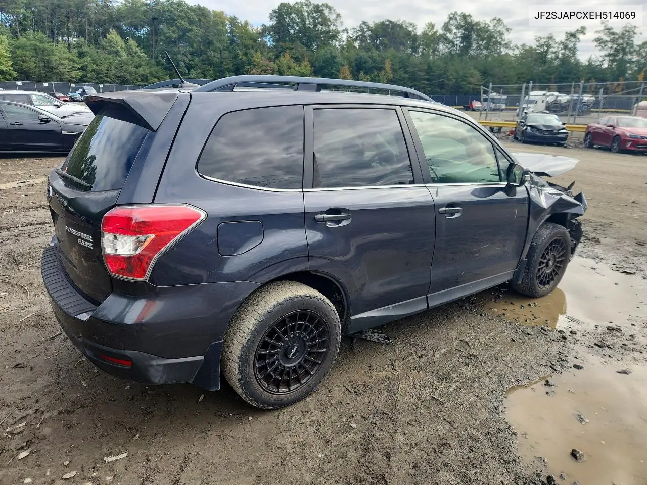 2014 SUBARU FORESTER VIN JF2SJAPCXEH514069 — фото 3