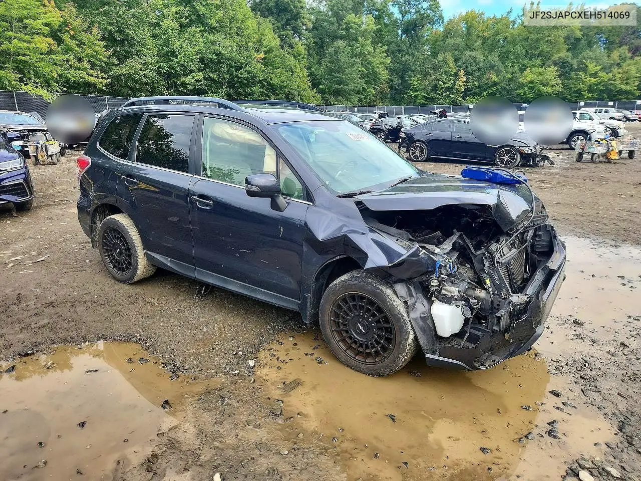 2014 SUBARU FORESTER VIN JF2SJAPCXEH514069 — фото 4
