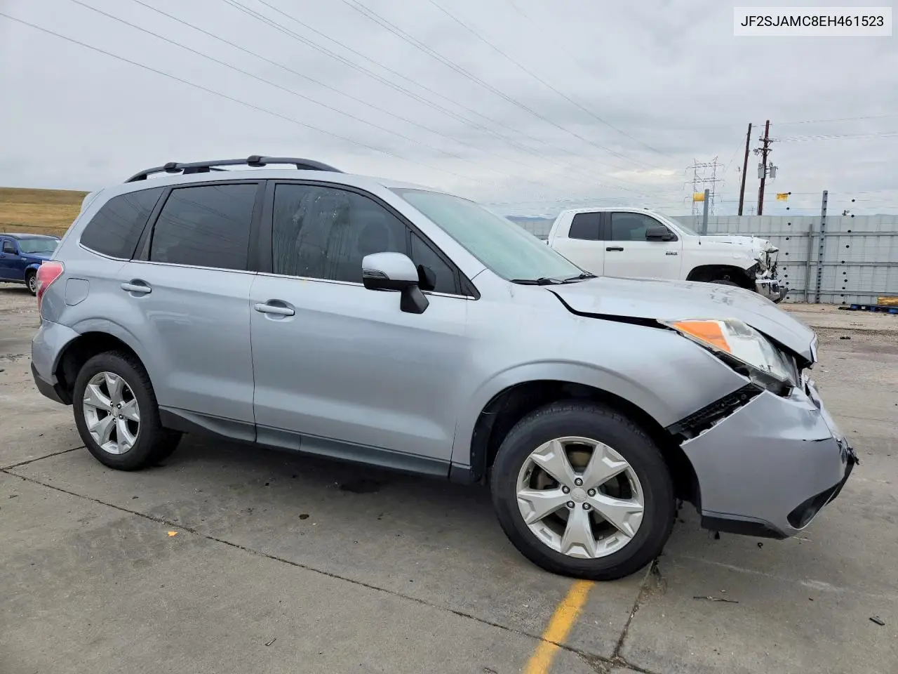 2014 SUBARU FORESTER VIN JF2SJAMC8EH461523 — фото 4