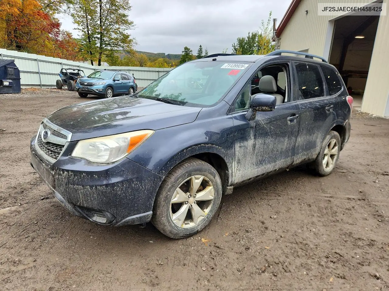 SUBARU FORESTER 2014, VIN JF2SJAEC6EH458425