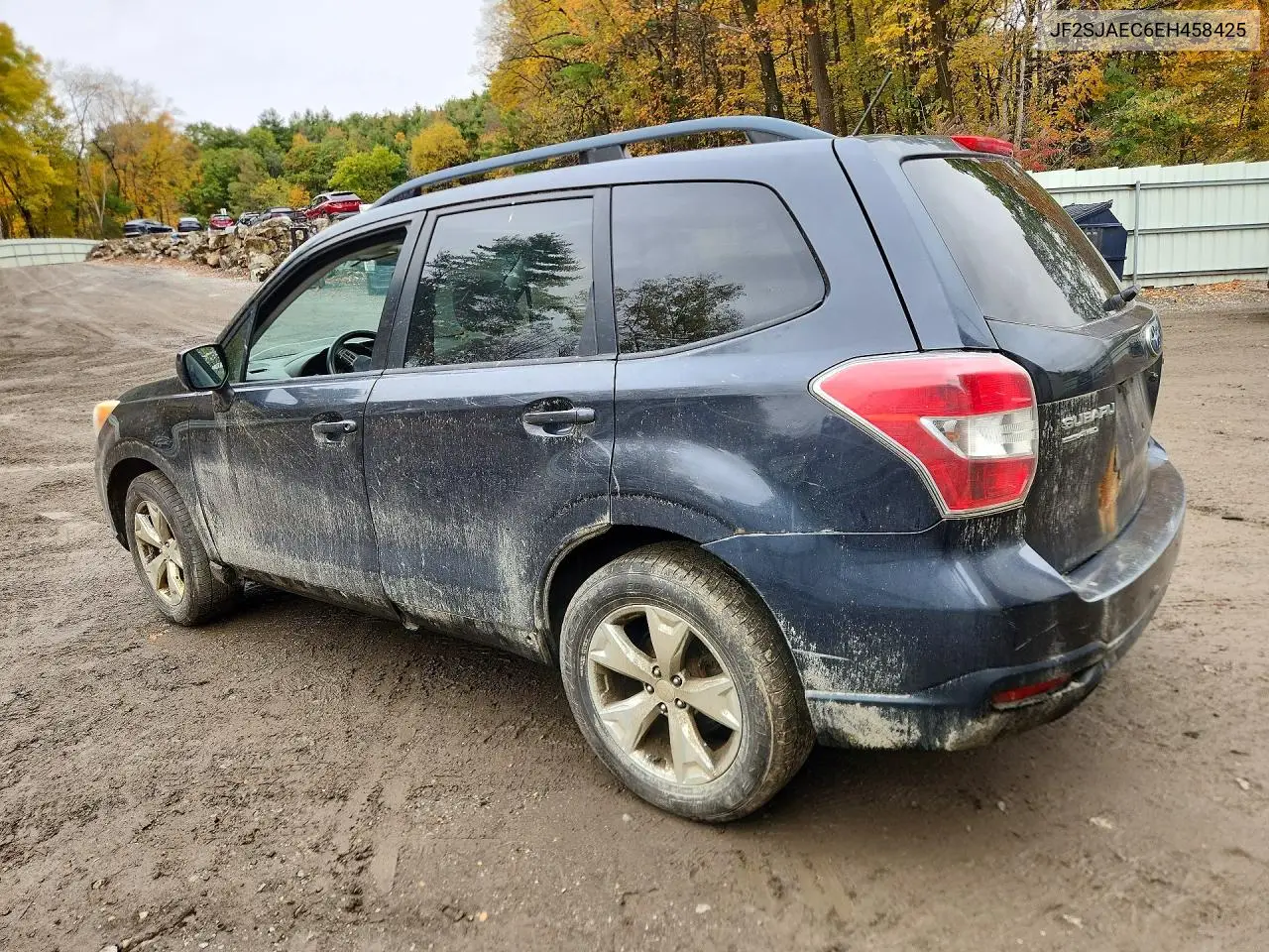2014 SUBARU FORESTER VIN JF2SJAEC6EH458425 — фото 2