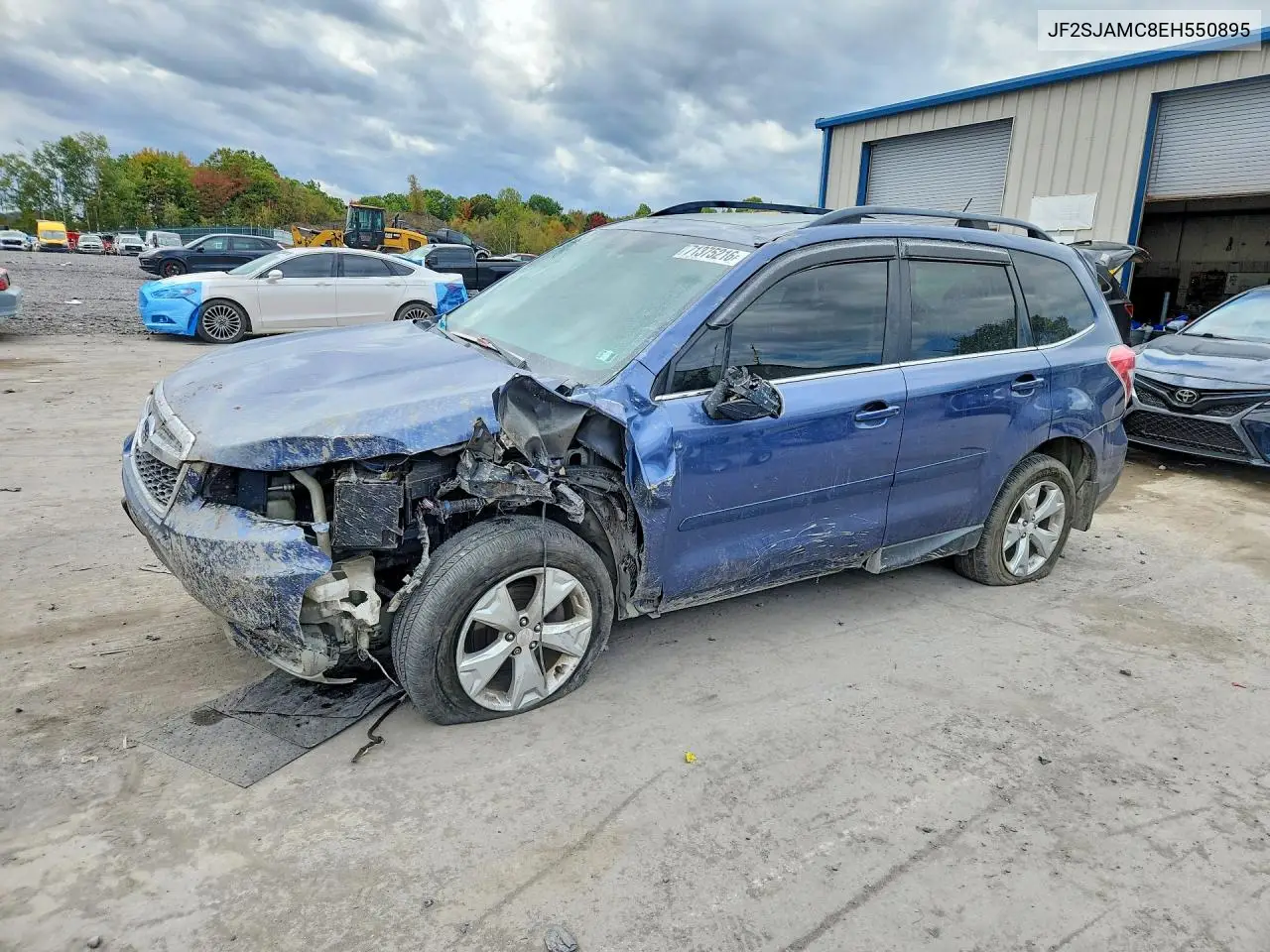 SUBARU FORESTER 2014, VIN JF2SJAMC8EH550895