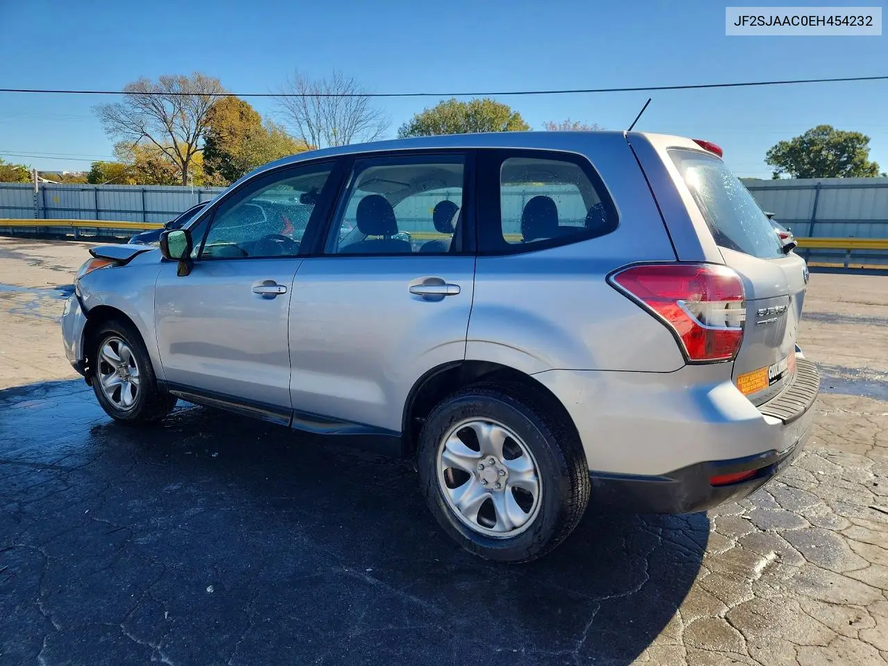 2014 SUBARU FORESTER VIN JF2SJAAC0EH454232 — фото 2