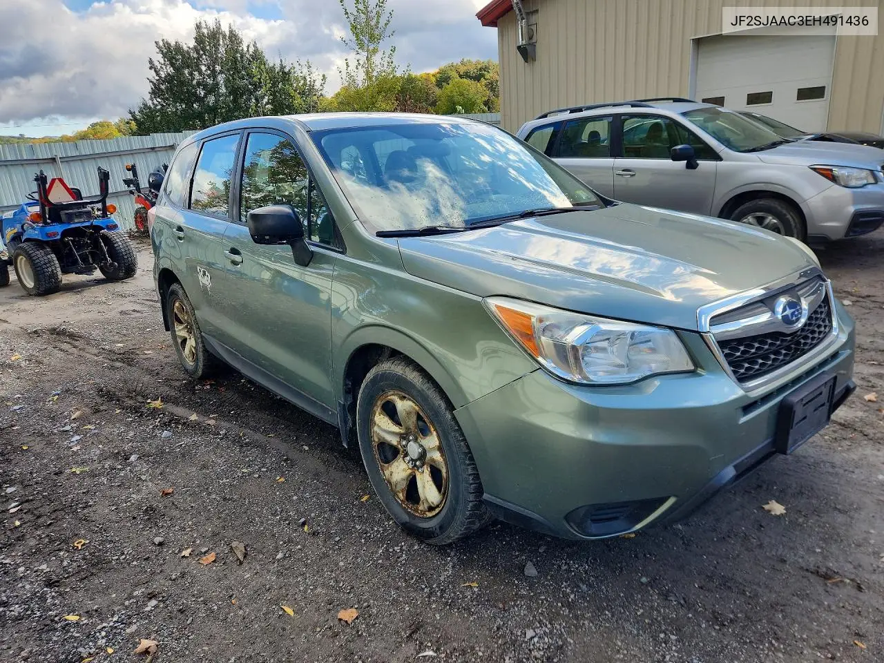2014 SUBARU FORESTER VIN JF2SJAAC3EH491436 — фото 4
