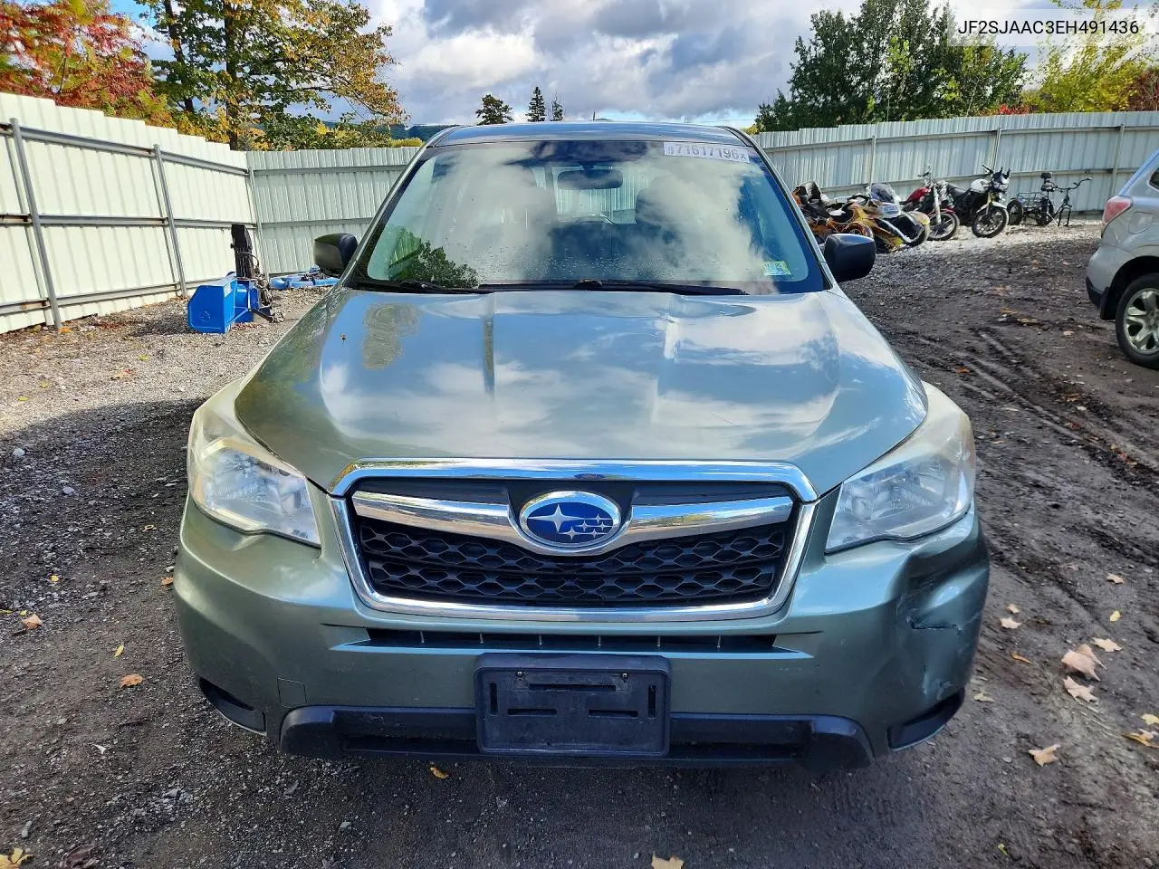 2014 SUBARU FORESTER VIN JF2SJAAC3EH491436 — фото 5