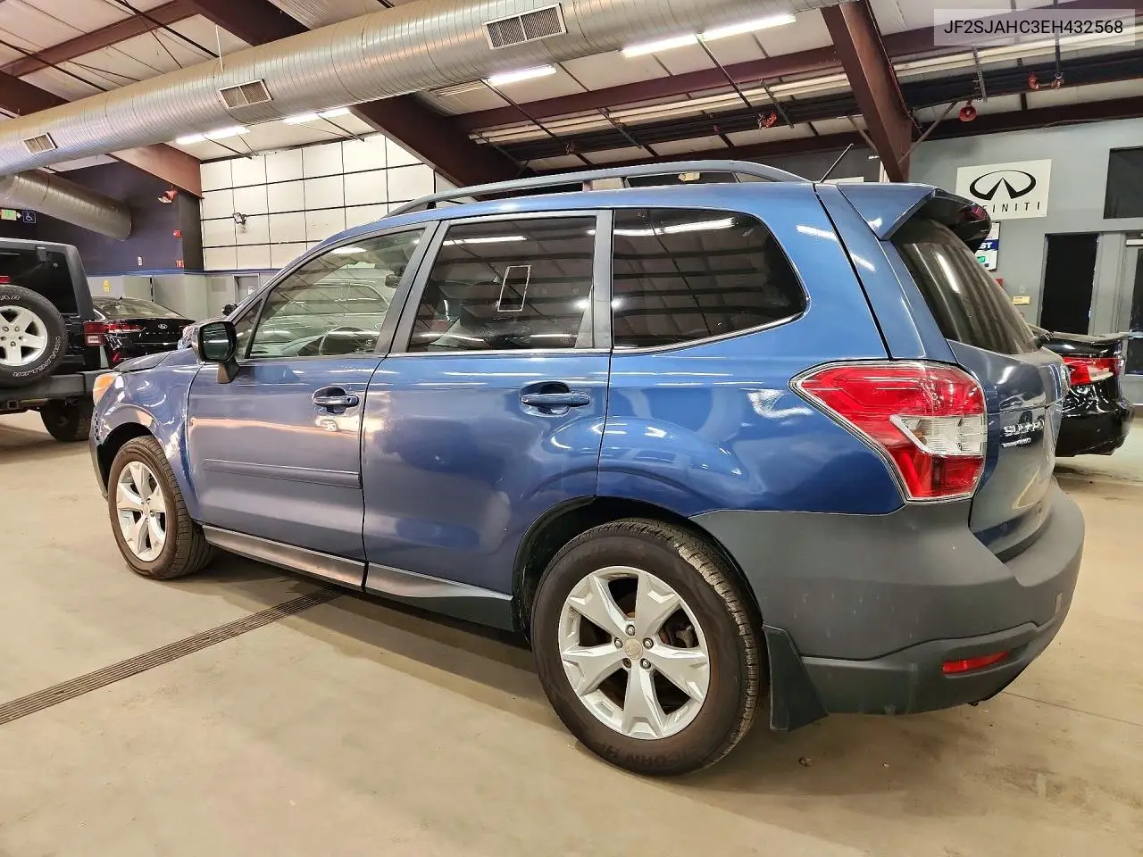 2014 SUBARU FORESTER VIN JF2SJAHC3EH432568 — фото 2