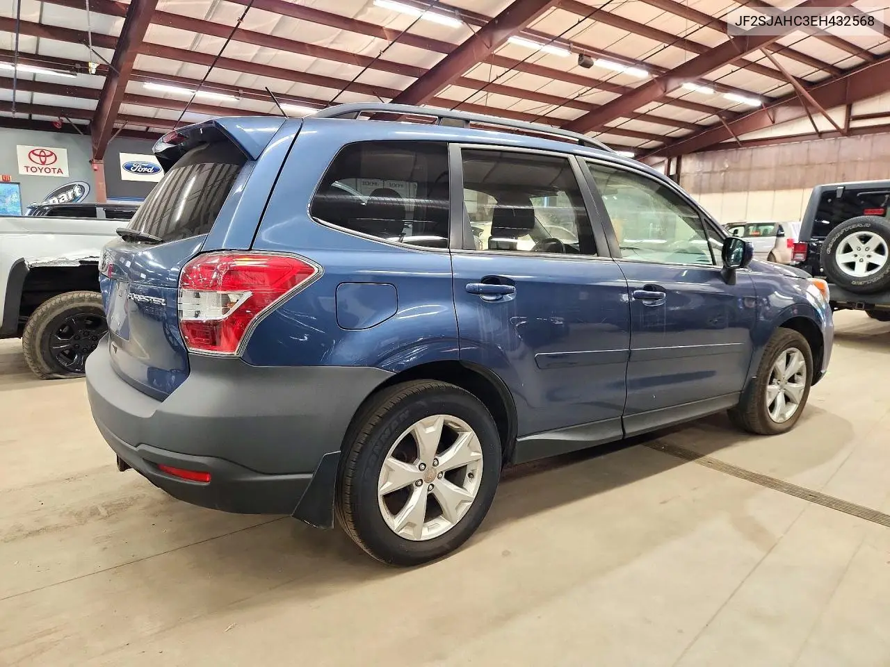 2014 SUBARU FORESTER VIN JF2SJAHC3EH432568 — фото 3