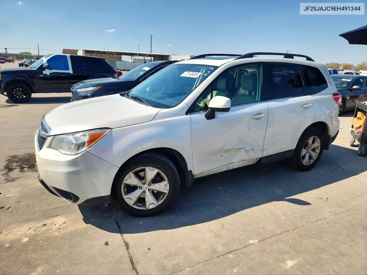 SUBARU FORESTER 2014, VIN JF2SJAJC9EH491344