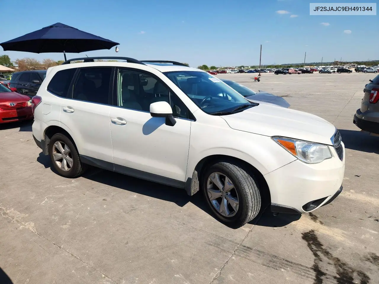 2014 SUBARU FORESTER VIN JF2SJAJC9EH491344 — фото 4