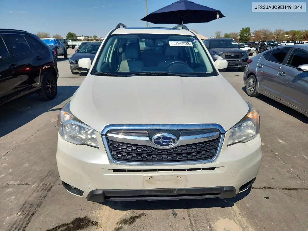 2014 SUBARU FORESTER VIN JF2SJAJC9EH491344 — фото 5