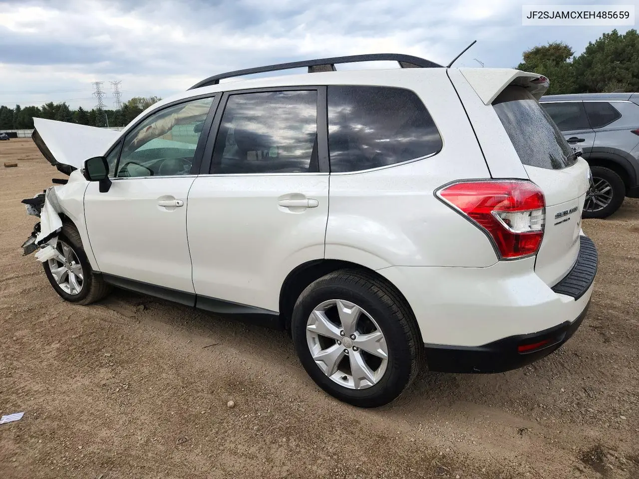2014 SUBARU FORESTER VIN JF2SJAMCXEH485659 — фото 2