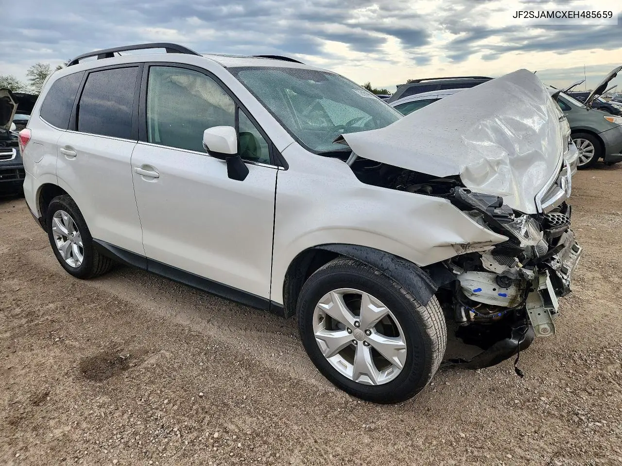 2014 SUBARU FORESTER VIN JF2SJAMCXEH485659 — фото 4