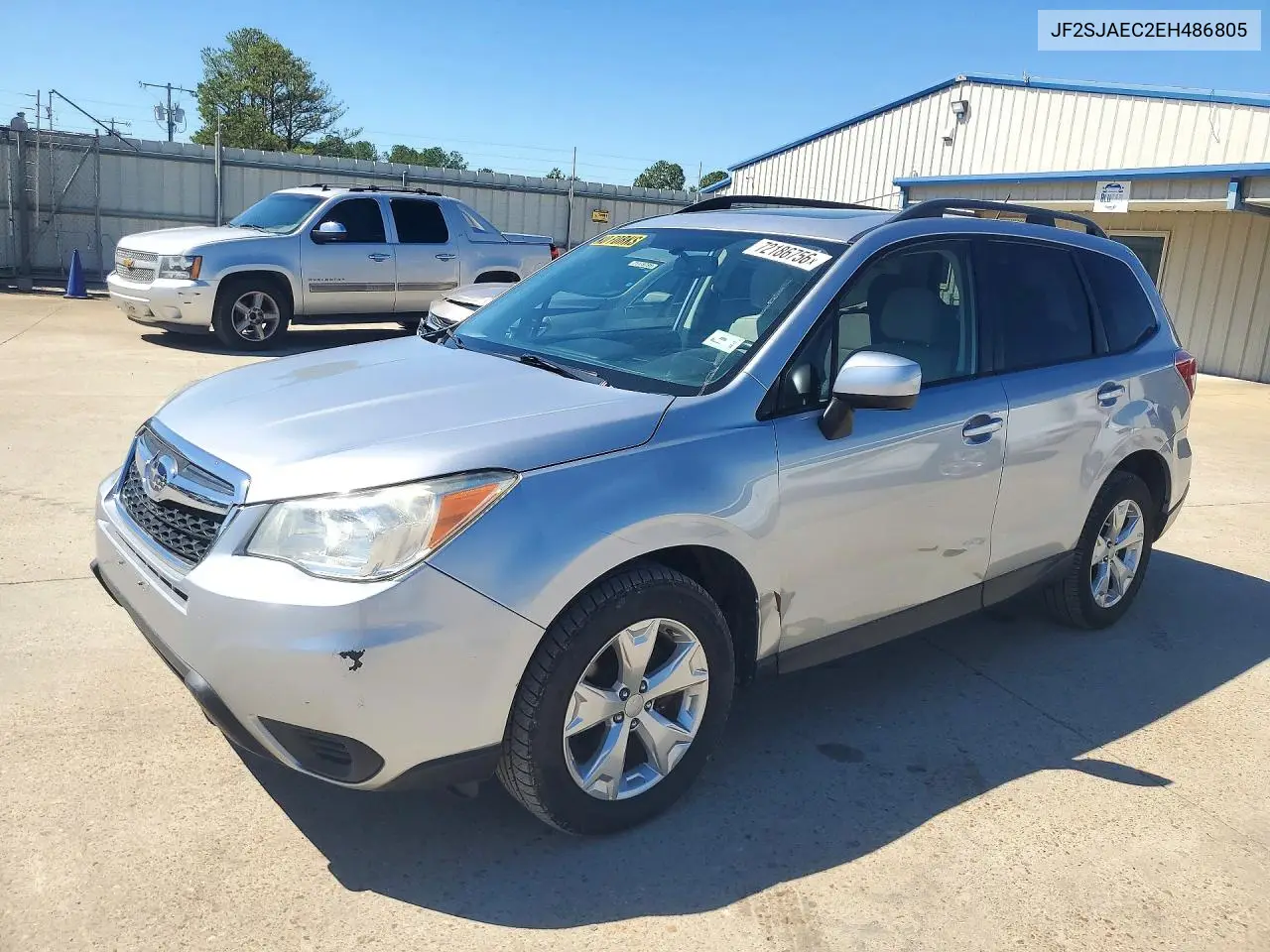 SUBARU FORESTER 2014, VIN JF2SJAEC2EH486805
