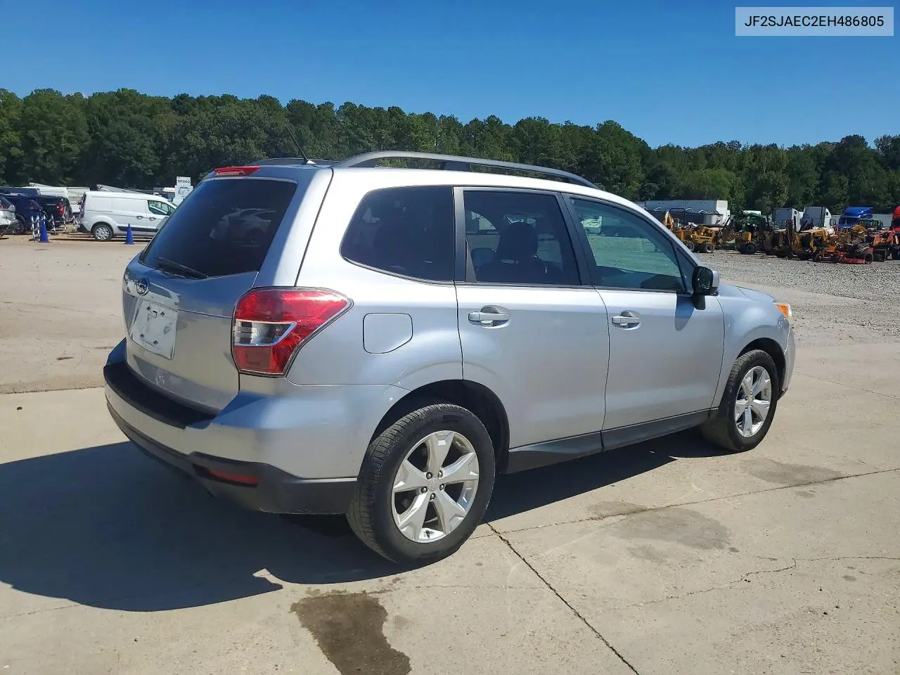 2014 SUBARU FORESTER VIN JF2SJAEC2EH486805 — фото 3