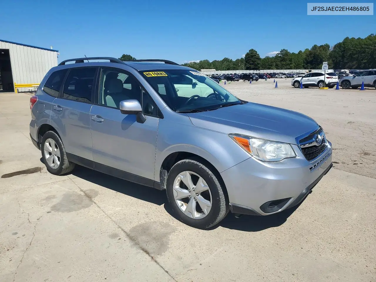 2014 SUBARU FORESTER VIN JF2SJAEC2EH486805 — фото 4