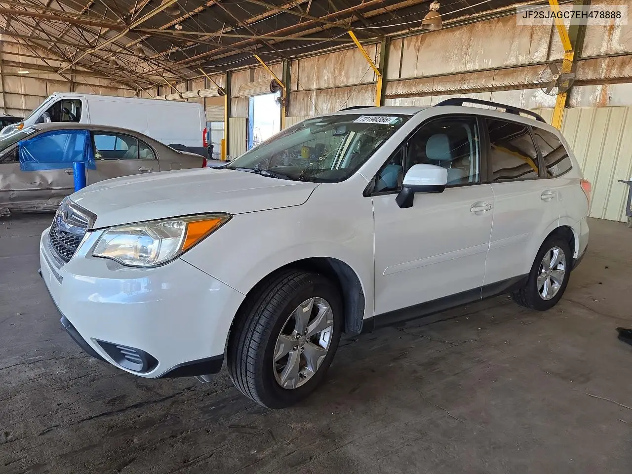 SUBARU FORESTER 2014, VIN JF2SJAGC7EH478888