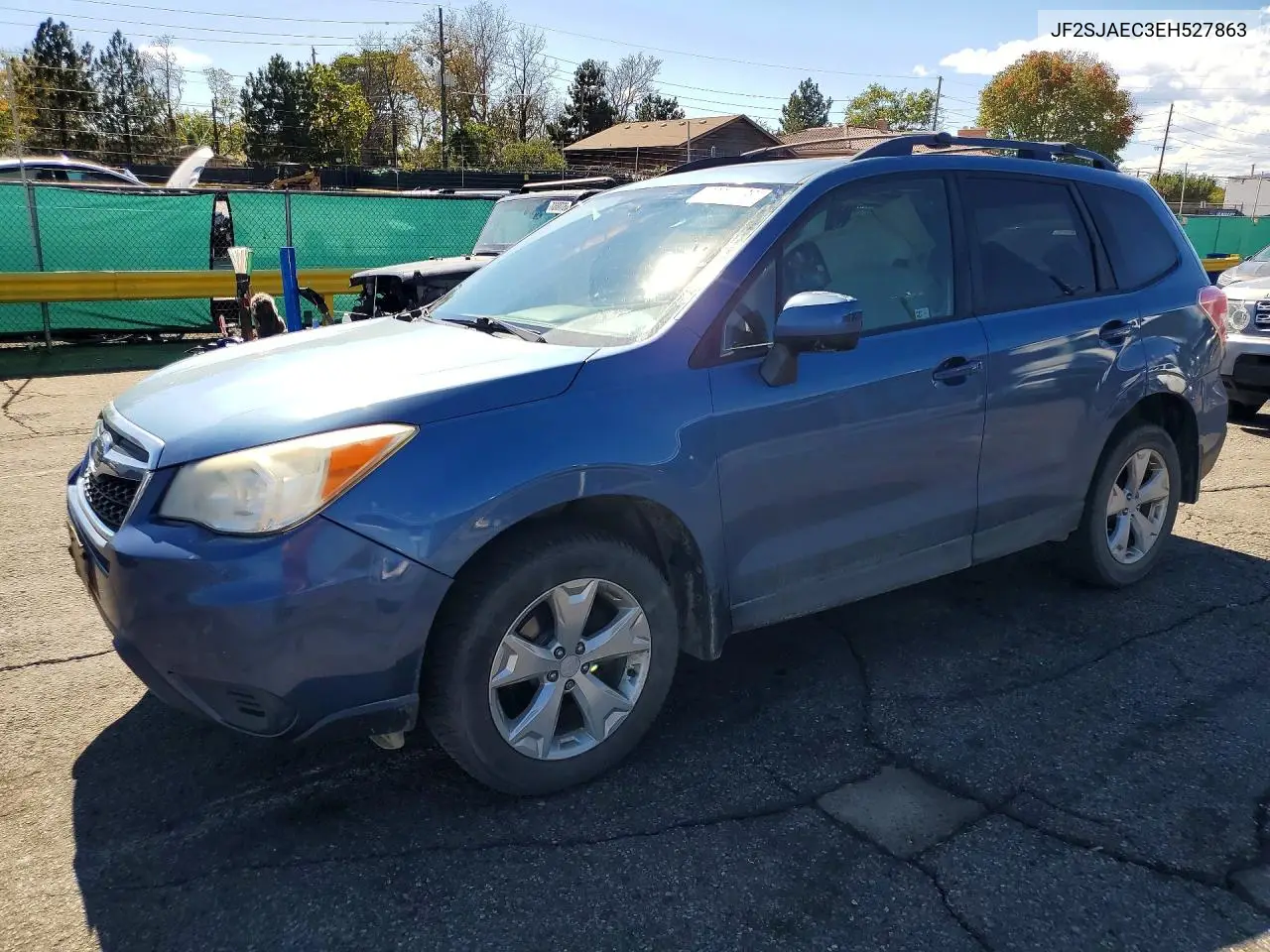 SUBARU FORESTER 2014, VIN JF2SJAEC3EH527863