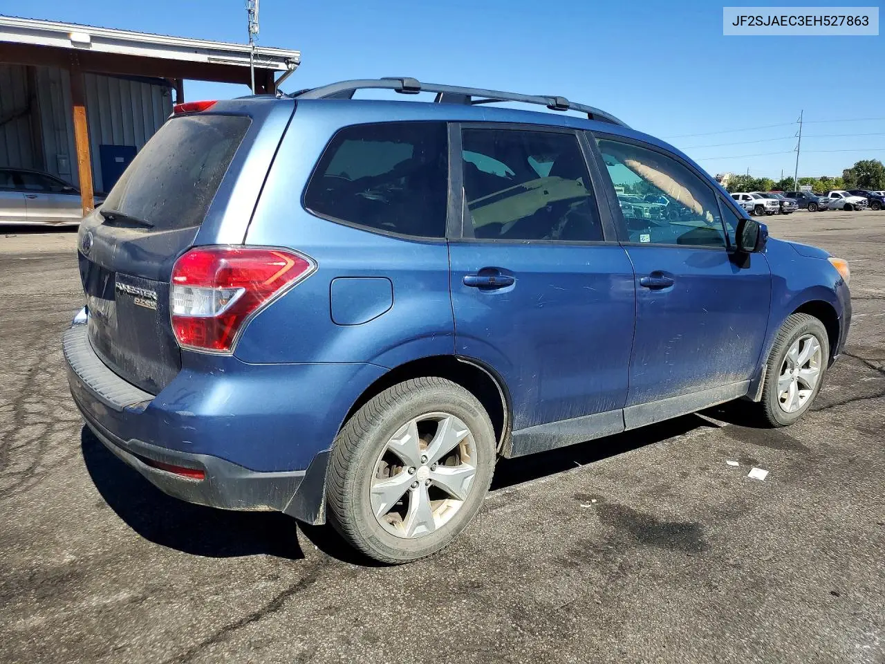 2014 SUBARU FORESTER VIN JF2SJAEC3EH527863 — фото 3